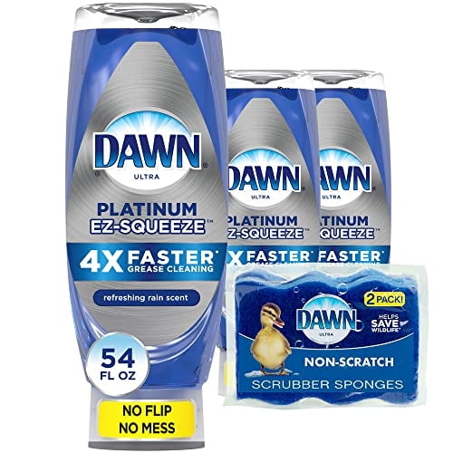 Jabón para platos Dawn EZ-Squeeze Platinum líquido para lava