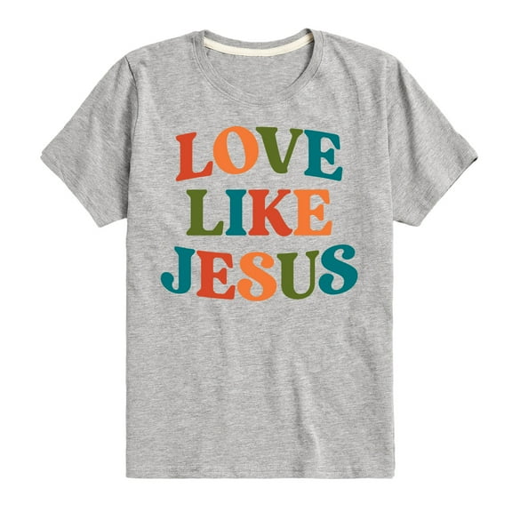 Instant Message - Love Like Jesus - Toddler & Youth Short Sleeve Graphic T-Shirt