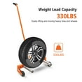thumbnail image 6 of Yeshouse 300 LBS Tire Wheel Dolly, Tire Lift Moving Tool Dollies for Truck Car Vehicle Tire, Heavy Duty Adjustable Rolling Wheel Dolly for Workshop Garage, 6 of 8