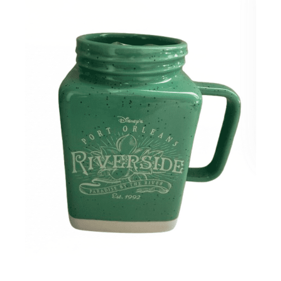 Disney Parks Port Orleans Riverside EST. 1992 Ceramic Coffee Jar Mug New