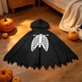 thumbnail image 2 of Zylarhe Girls Halloween Jumpsuits Dance Stage Performance Party Outfit Playful Home Wear for Toddlers Black 4-5 Years, 2 of 8