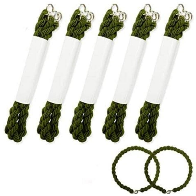 Military Elastic Boot Bands Shoelace Boot Straps Leg Straps with Metal Hooks Camping Climbing Tool