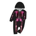 thumbnail image 6 of XUNHAO Matching Halloween Family Outfit Parent Child Outfit Skeleton Hooded Zipper Home Jumpsuit Family Picture Outfits, 6 of 6