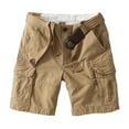 thumbnail image 1 of Conairie Cargo Shorts for Men Casual Stretch Work Shorts Breathable Summer Outdoor Tactical Shorts No Belt Khaki 30, 1 of 3