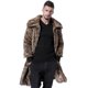 thumbnail image 5 of Abrigo cálido de invierno para hombre, abrigo de piel de moda informal, abrigo largo de piel gruesa, gabardina de gran tamaño para hombre, 5 of 5