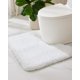 thumbnail image 1 of Alfombra de baño Ilango, blanca, en forma de U, 56 x 61 cm, antideslizante y absorbente, 1 of 9