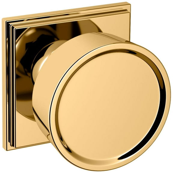 Baldwin K009.Fd K009 Non-Turning Two-Sided Dummy Door Knob Set - Brass