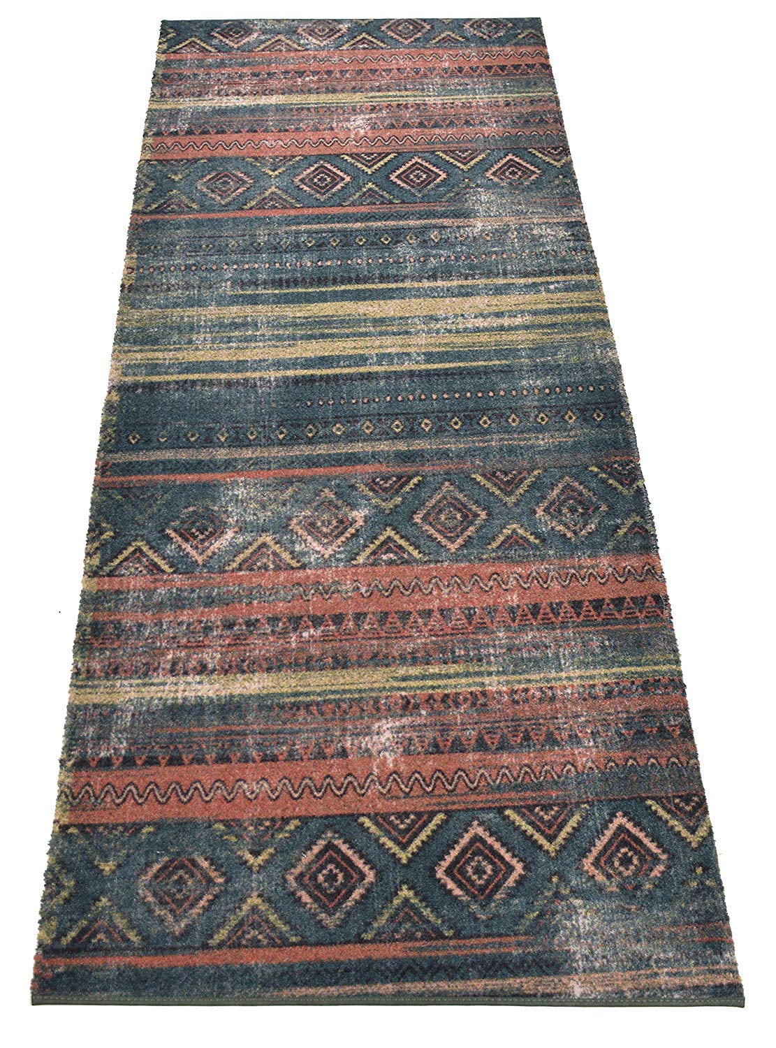 Rug Runner Custom Size Antique Vintage Look Distressed Southwestern