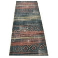 thumbnail image 1 of Rug Runner Custom Size Antique Vintage Look Distressed Southwestern Tribal Design Cut to Size Runner Rug By Feet., 1 of 9