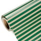 thumbnail image 1 of Papel de regalo WRAPAHOLIC 43x1005 cm con rayas rojas y verdes, 1 of 7