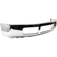 thumbnail image 3 of FRONT BUMPER Compatible with FORD F-250 SUPER DUTY/F-350 SUPER DUTY 2008-2010 Chrome Steel with Moulding Pad Holes, 3 of 5