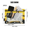thumbnail image 3 of Cute Bulldog Driving Yellow Car 2 Pack Pencil Pouch for 3 Ring Binder Smooth Zipper Folders with Pockets Clear Window Pencil Case, 3 of 6