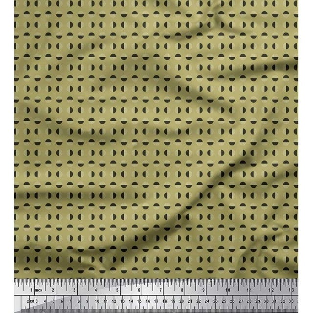 Soimoi Rayon Fabric Abstract Shirting Print Sewing Fabric Yard 42 Inch Wide