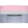 thumbnail image 4 of iio IRR2 12 cu. ft. Retro Refrigerator Full Size Fridge for Bedroom Bottom Freezer Chrome Handle, Frost Free, LED Multiflow 360° Dorm RV Office Beverage Quiet Compressor, Deep crisper drawer Pink, 4 of 5