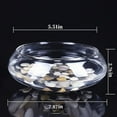 thumbnail image 6 of Lotus Bowl Planter, Round Glass Lotus Bowl for Planting in Water Indoors, Applicable to Bonsai Bowl Lotus Flower Hydroponic Plant Planter Pot Home Decor, 6 of 6