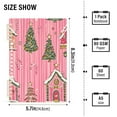 thumbnail image 2 of FORMRS 1-Subject Spiral Notebook 8" x 5" College Ruled 60 Refillable Sheet, 2 Pack, Pink Gingerbread House, 2 of 7