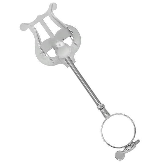 FELTECHELECTR Eringogo Clarinet Lyre Clip Silver 1Set 6.1X1.8X0.8In