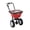 Red 80L, variant on Tow Pull Behind Broadcast Seeder Spreader 125 lbs Capacity Dual Auto-Stop Impeller 9.8FT (bucket)rod wheel hub Black