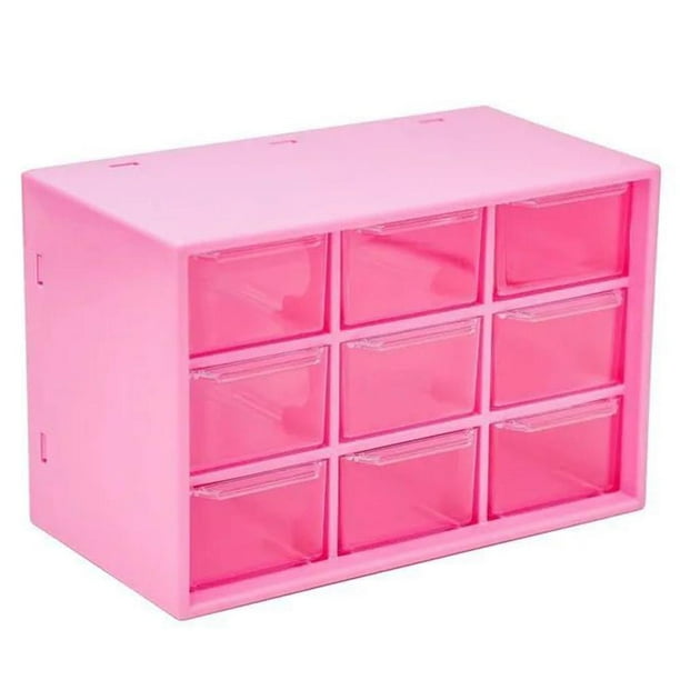 Wrea Desk Organizer with Drawer, Office Organizer with 9 Drawers, Desk