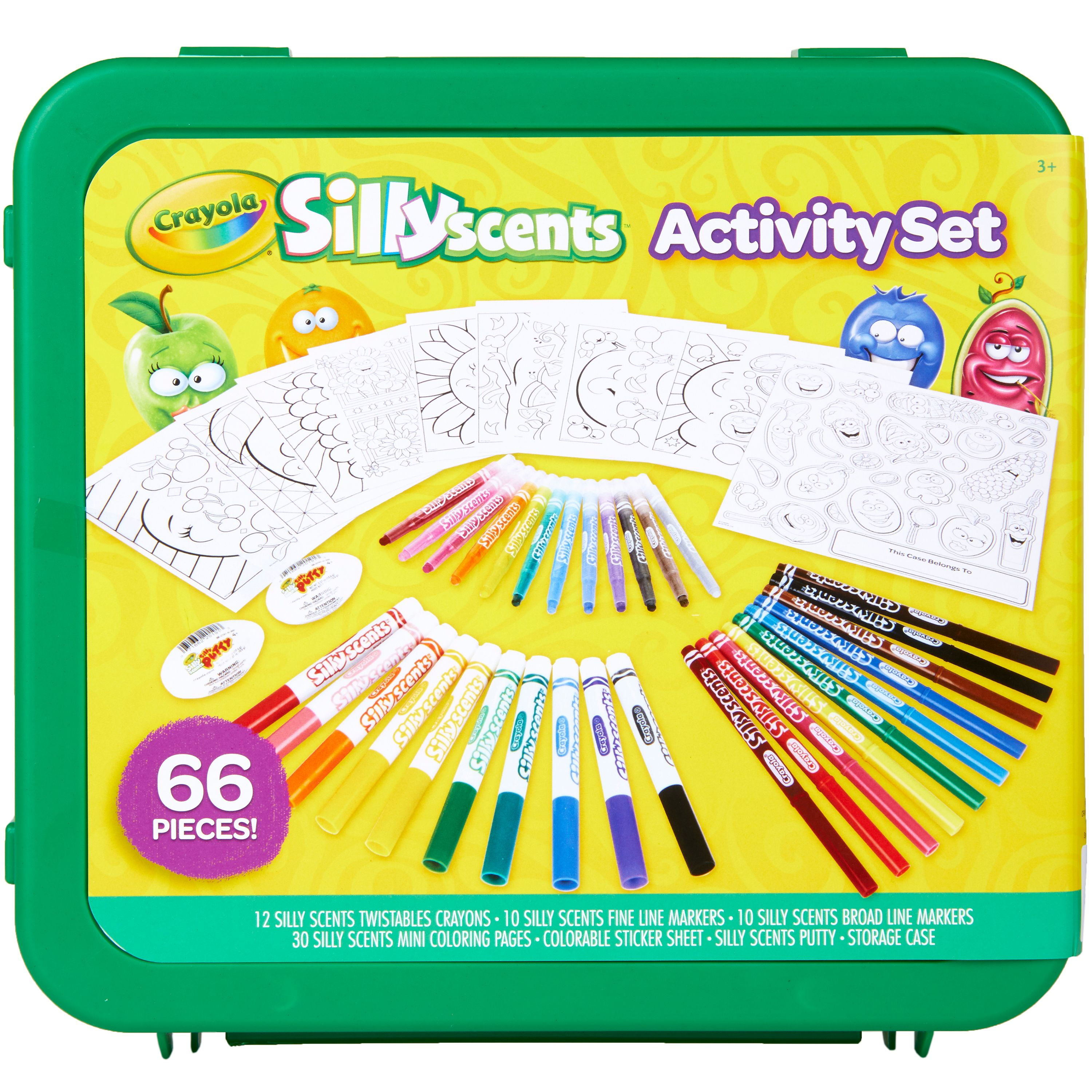  Crayola Color Caddy Craft Kit (90+ Pcs), Kids Coloring Set,  Gifts for Kids 4+, Includes Crayons, Markers, Colored Pencils, Glitter  Glue, Scissors, & Paper : Toys & Games