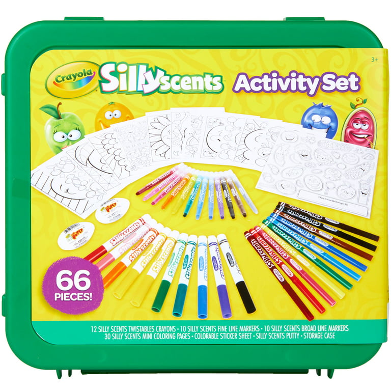 Crayola Silly Scents Activity Set, Gift for Kids, 66 Pieces 