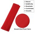 thumbnail image 4 of Motoforti 2 Pcs Flannel Car Shoulder Seatbelt Pad Covers Universal Red 26x7cm, 4 of 7