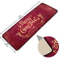 thumbnail image 2 of Christmas and New Year Kitchen Rug Runner Rug Doormat Bath Mat Area Rug Non-Slip Carpet for Kitchen Living Bedroom 72 x 24 Inch, 2 of 6