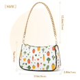 thumbnail image 3 of FORMRS Womens Shoulder Bag with Chain Strap Clutch Purse Cute Tote Handbag, Green Cute Vegetables, 3 of 7