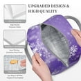 thumbnail image 3 of Balery Snowflakes Bolsa de Almuerzo para Mujeres, Caja de Almuerzo, Bolsa de Almuerzo Pequeña Impermeable, Tote de Almuerzo Reutilizable con Gran Capacidad, 3 of 6