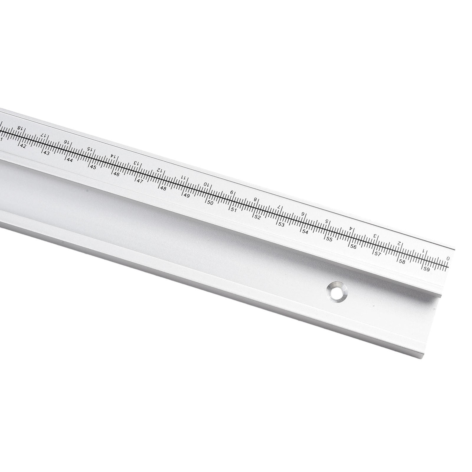 Universal 45 Type T-Track T-Slot Miter Track Jig Aluminium Alloy Miter Track Stop Woodworking Diy Tools For Table Saw Pusher 600Mm Smile Home