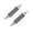 Gray, variant on Duck-bill Metal Elastic Clips Anti-lost Holders Portable Sturdy Fasteners for Mittens Gloves Daily Use