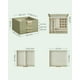 thumbnail image 5 of SONGMICS Caja de Joyas, Caja Joyero de 3 Niveles, Estuche de Joyería, 2 Cajones, Verde Aguacate y Dorado, 5 of 5