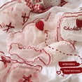 thumbnail image 5 of Lightweight Sweet Strawberry Patterned Sheer Mesh Briefs for Women Japanese Styles Ruffled Underwear Panties Hipsters, 5 of 9