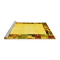 thumbnail image 2 of Ahgly Company Machine Washable Indoor Rectangle Solid Yellow Modern Area Rugs, 5' x 7', 2 of 4