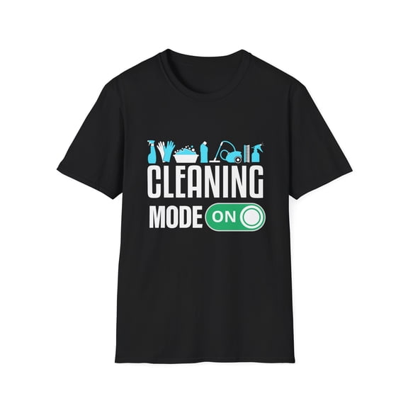 Cleaning Mode On Housekeeper Expert Cleaner Housekeeping T-Shirt