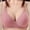 #0040-Pink, variant on Xuncatan 2PC Bras for Women No Underwire Push Up Bralette Adjustable Seamless Bra Plus Size Comfort Wire Free Full Support Bra Comfortable Breathable Bra Christmas gifts