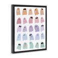 thumbnail image 3 of Stupell Industries Spooky Cute Pastel Ghosts Black Framed Floater Canvas Wall Art design by Rachel Nieman, 31 x 25, 3 of 9
