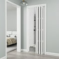 thumbnail image 3 of 38" x 80" 4-Lite Paneled PVC/Vinyl Accordion Door, 3 of 7