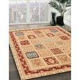 thumbnail image 2 of Ahgly Company Indoor Rectangle Abstract Orange Oriental Area Rugs, 4' x 6', 2 of 6