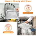 thumbnail image 4 of shiyou-Air Fryer Tray Replacement for Cuisinart TOA-60 TOA-65 TOA-70 Toaster Air Fryer Convection Oven, 12.2 * 11'' Non-Stick Air Fryer Steel Basket Wire Rack Accessories Parts, Dishwasher Safe, 4 of 4