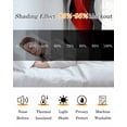thumbnail image 5 of Red Black Grey Blackout Curtains 63 Inches Long for Bedroom, Geometric Moire Artwork Modern Abstract Thermal Insulated Room Darkening Black Out Window Curtain Panels Grommet Drapes for Living Room, 5 of 8