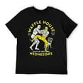 thumbnail image 2 of Waffle House Amateur Wrestling Wednesdays Mens T Shirts Cotton Short Sleeve T-Shirt Crew Neck Tees Casual Shirt, 2 of 5