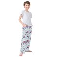 thumbnail image 3 of FORMRS Boys Pajama Pants with Pockets Size 13-14Y Kids Lounge Sleep Bottoms, Blue Ice Hockey, 3 of 8