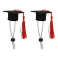 thumbnail image 1 of 2Pcs Graduation Pet Costume Set with Pet Graduation and Graduation Hat, 1 of 5