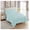 Aqua, variant on KITYDALK 5 Piece Comforter Set Bag Solid Color All Season Soft Down Alternative Blanket & Luxurious Microfiber Bed Sheets, Gray,