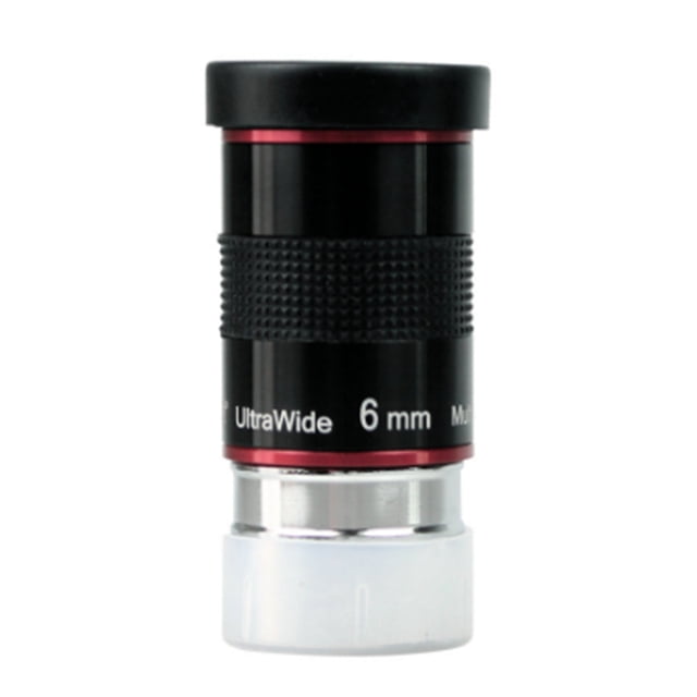 Ocular de Telescopio Ultra Gran Angular UW6MM de 68° de 1,25 Pulgadas para Telescopio Astronómico