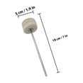 thumbnail image 2 of SKISUNO Pièces de Pédale de Tambour Batteur à Marteau en Acier Inoxydable Lot de 1, 2 of 8
