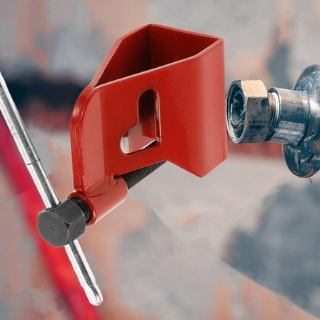 WHAMVOX Red 12.5x11.7x4.3cm Metal Nail Puller Tool for Plumbing 1Pack