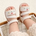 thumbnail image 5 of Huanglei Babys Sandals Open Toe ,4 Infant ,White, 5 of 5