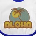 thumbnail image 4 of Inktastic Aloha Palm Boys or Girls Baby Bib, 4 of 4